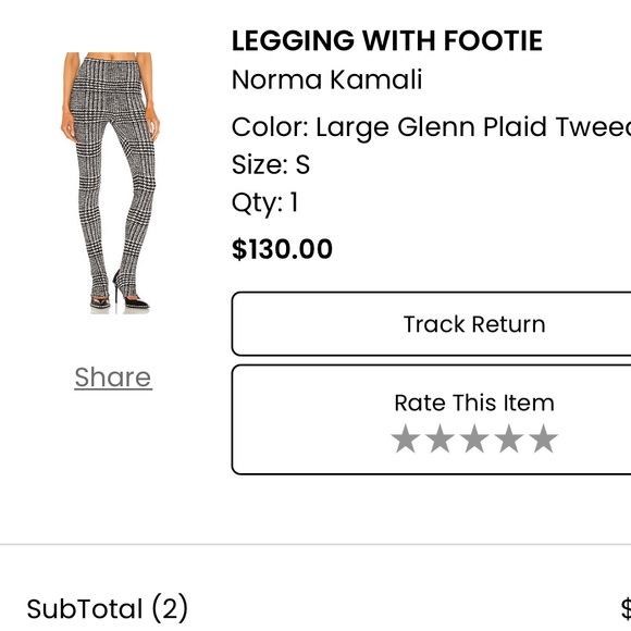 Norma Kamali legging with footie - Picture 7 of 7